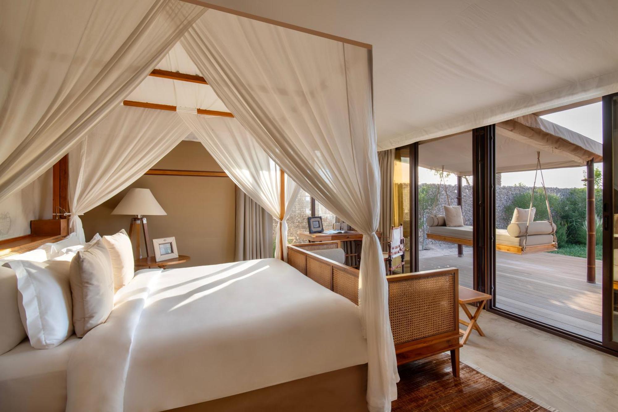 The Outpost Al Barari Camp Hotel Mesaieed Eksteriør billede