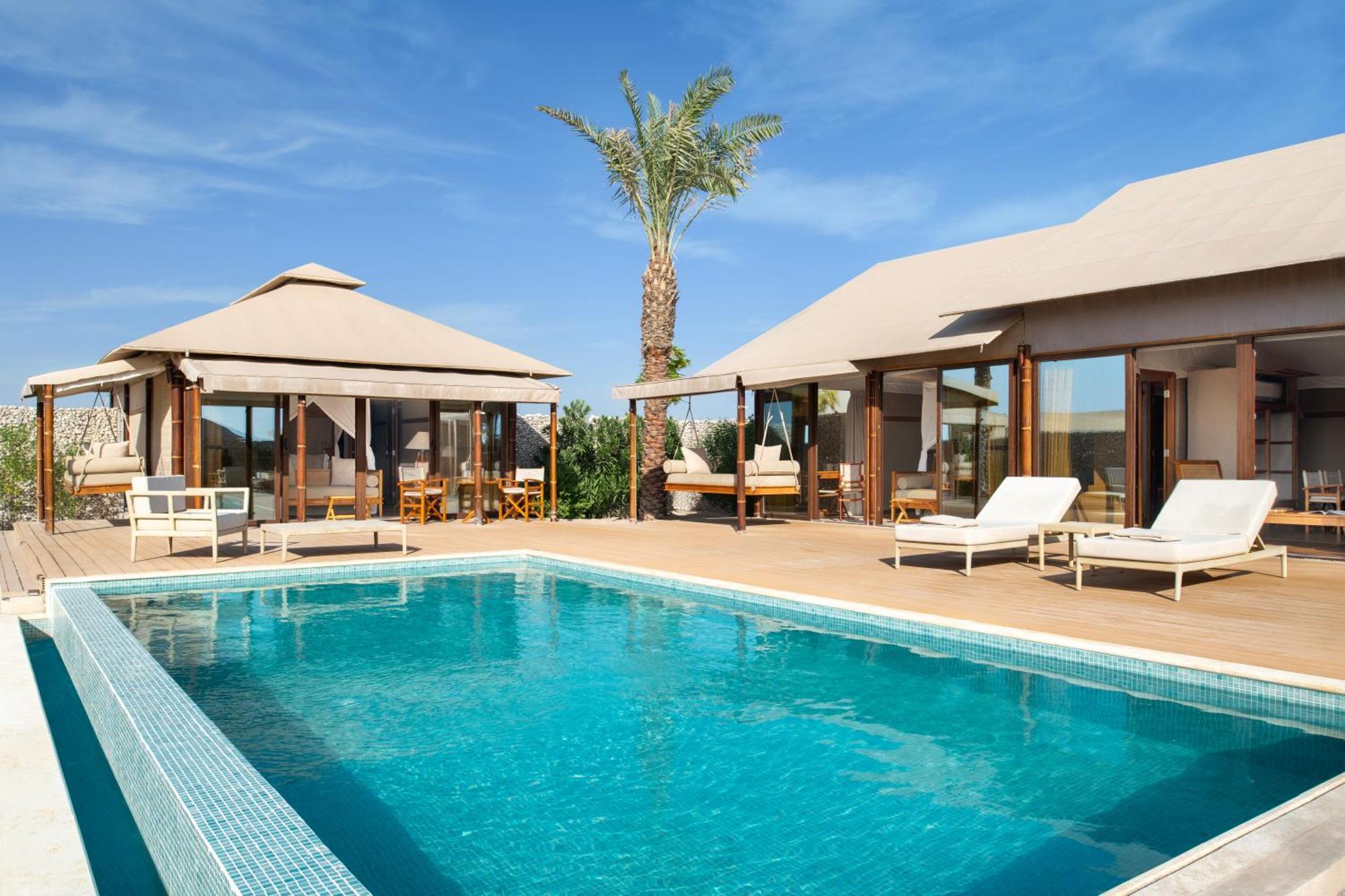 The Outpost Al Barari Camp Hotel Mesaieed Eksteriør billede