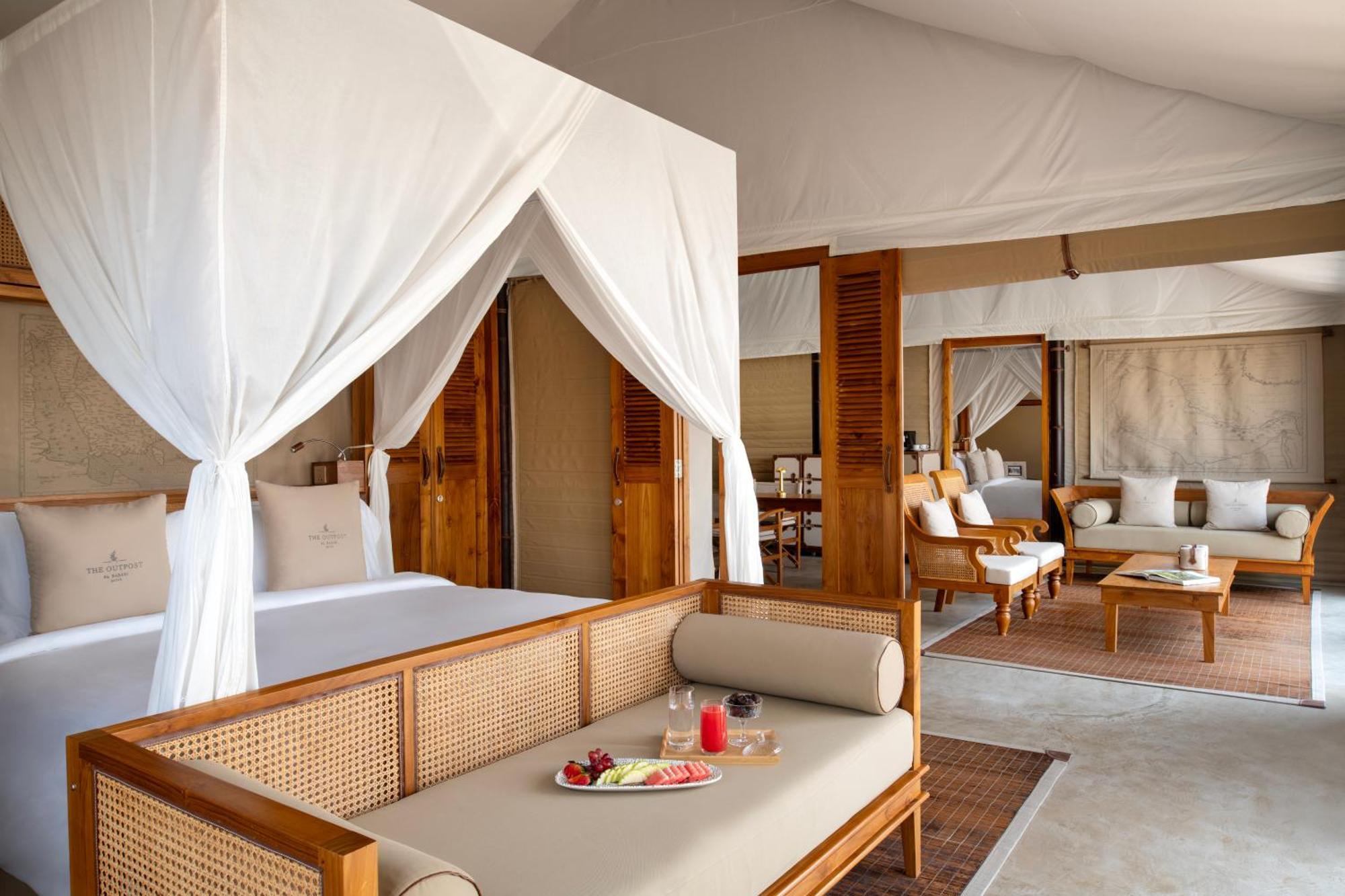 The Outpost Al Barari Camp Hotel Mesaieed Eksteriør billede