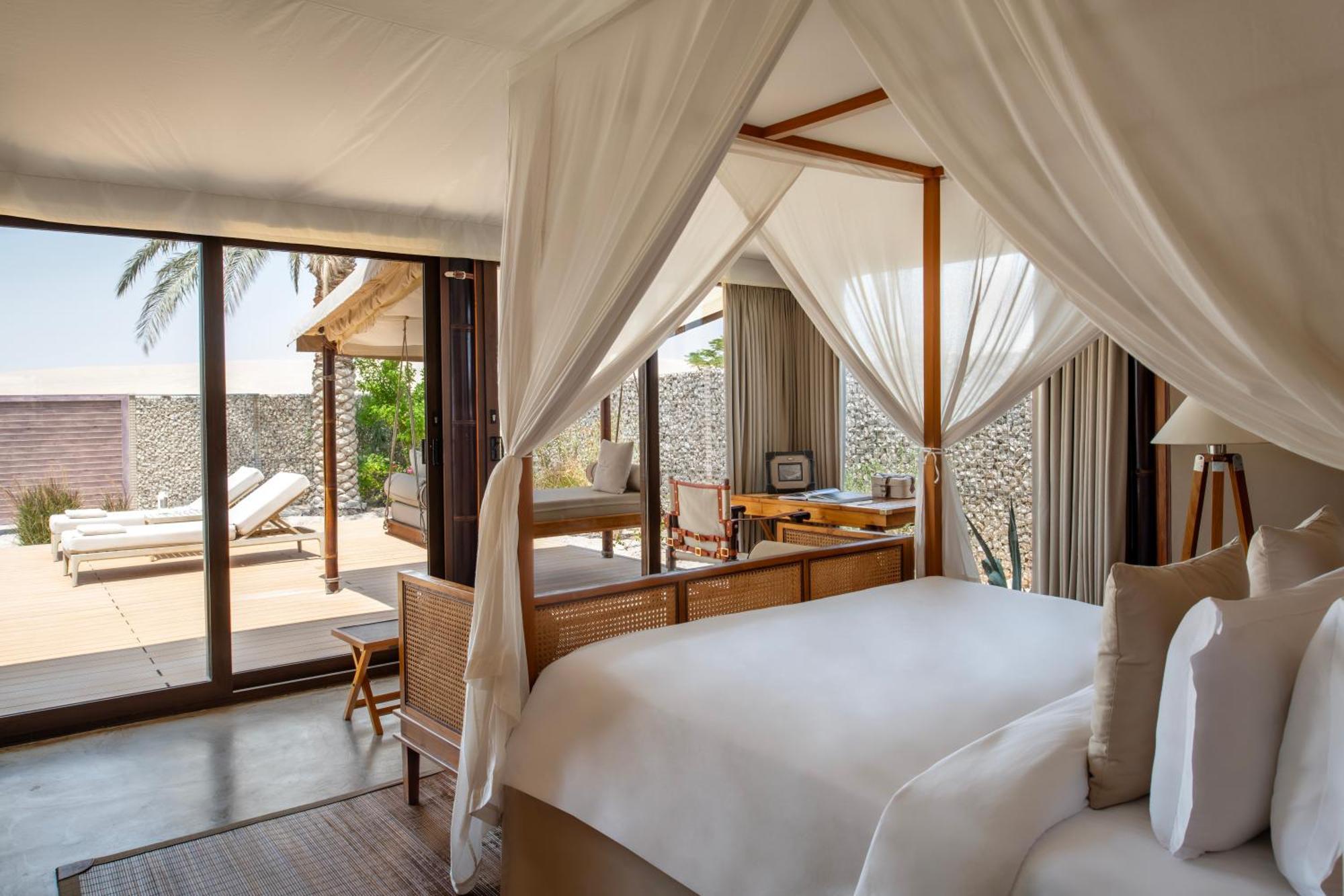 The Outpost Al Barari Camp Hotel Mesaieed Eksteriør billede