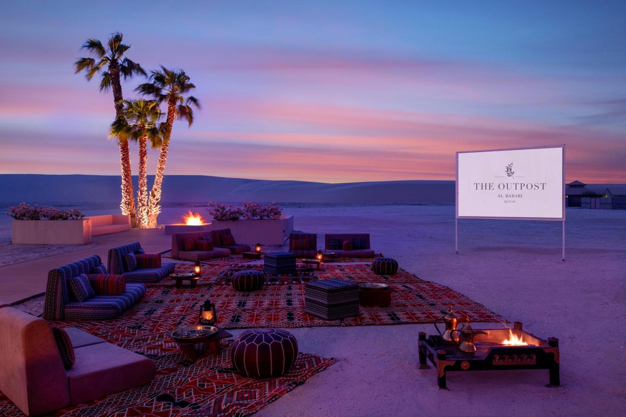 The Outpost Al Barari Camp Hotel Mesaieed Eksteriør billede