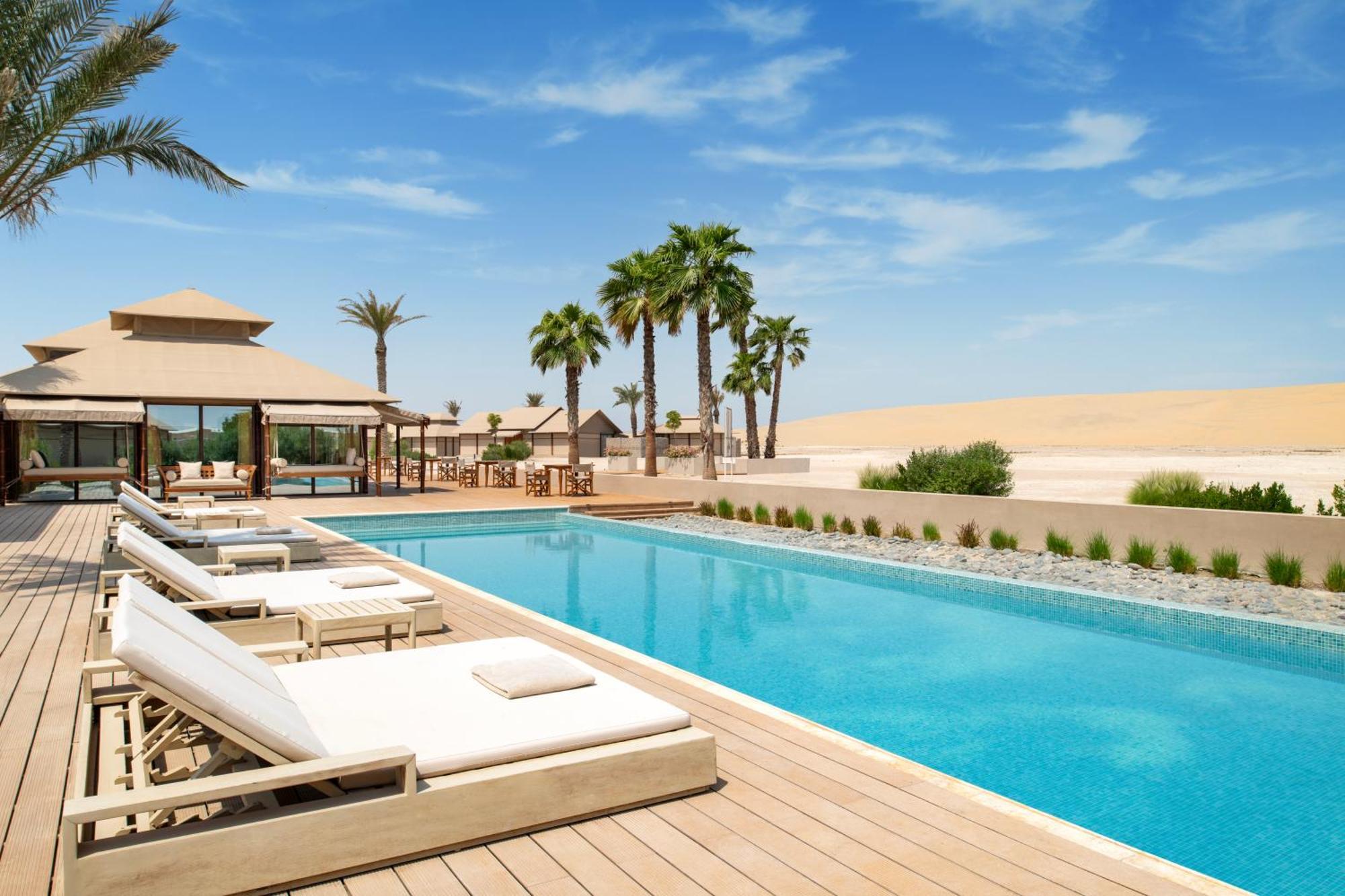 The Outpost Al Barari Camp Hotel Mesaieed Eksteriør billede